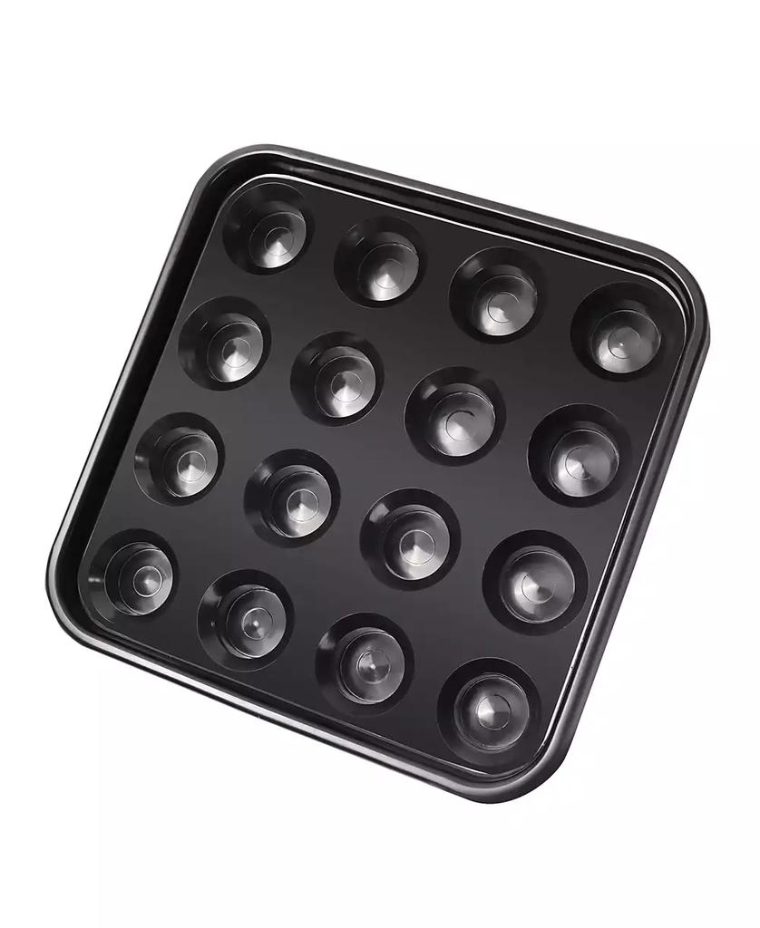 GSE Games 
Sports Expert Black Plastic Billiard Ball Carrying Tray,  Pool Ball Storage Holder for 2.25-Inch Regulation Size Balls