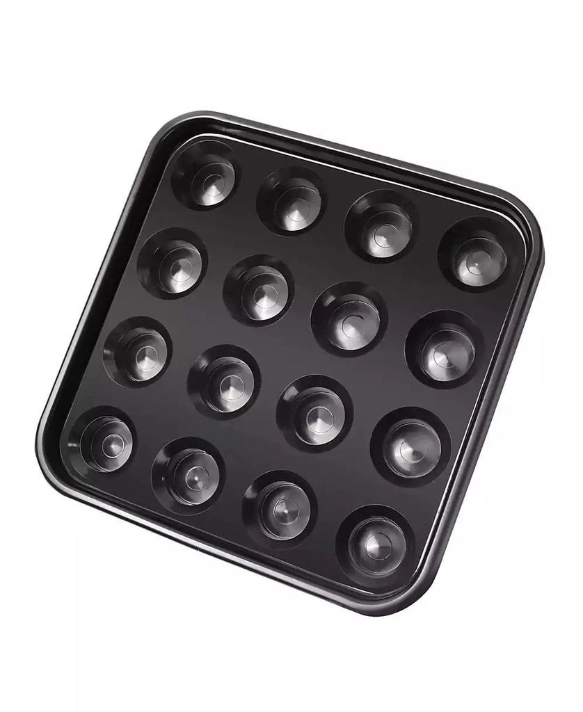 GSE Games 
Sports Expert Black Plastic Billiard Ball Carrying Tray,  Pool Ball Storage Holder for 2.25-Inch Regulation Size Balls 1