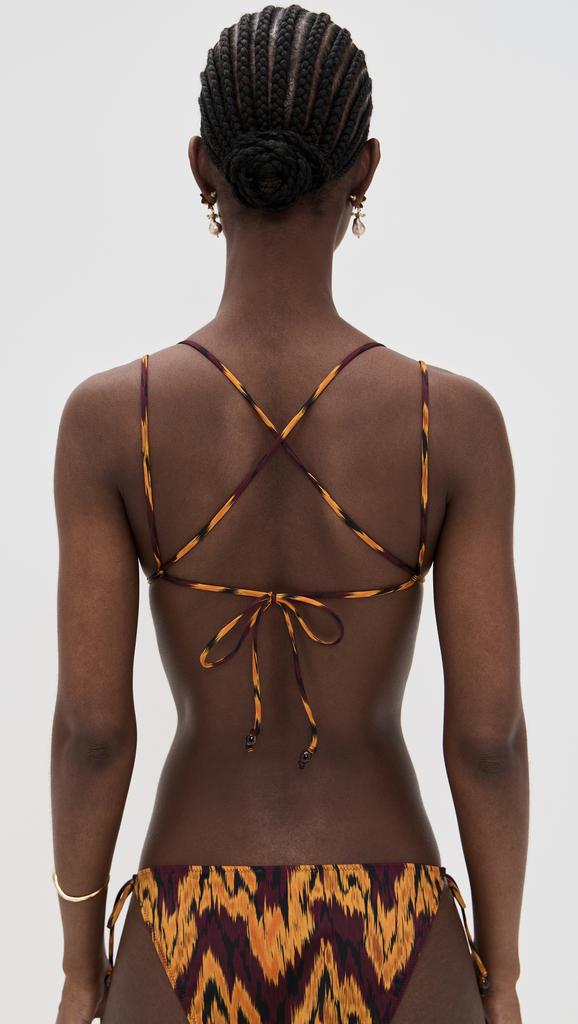 Ulla Johnson Kianna String Tringle Bikini Top