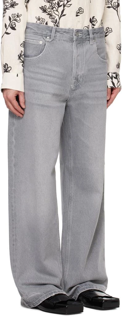 Jacquemus Gray La Casa 'Le de-Nîmes large' Jeans 2