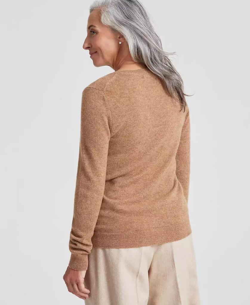 Charter Club 100% Cashmere Women's Long-Sleeve Crewneck Sweater, Created for Macy's