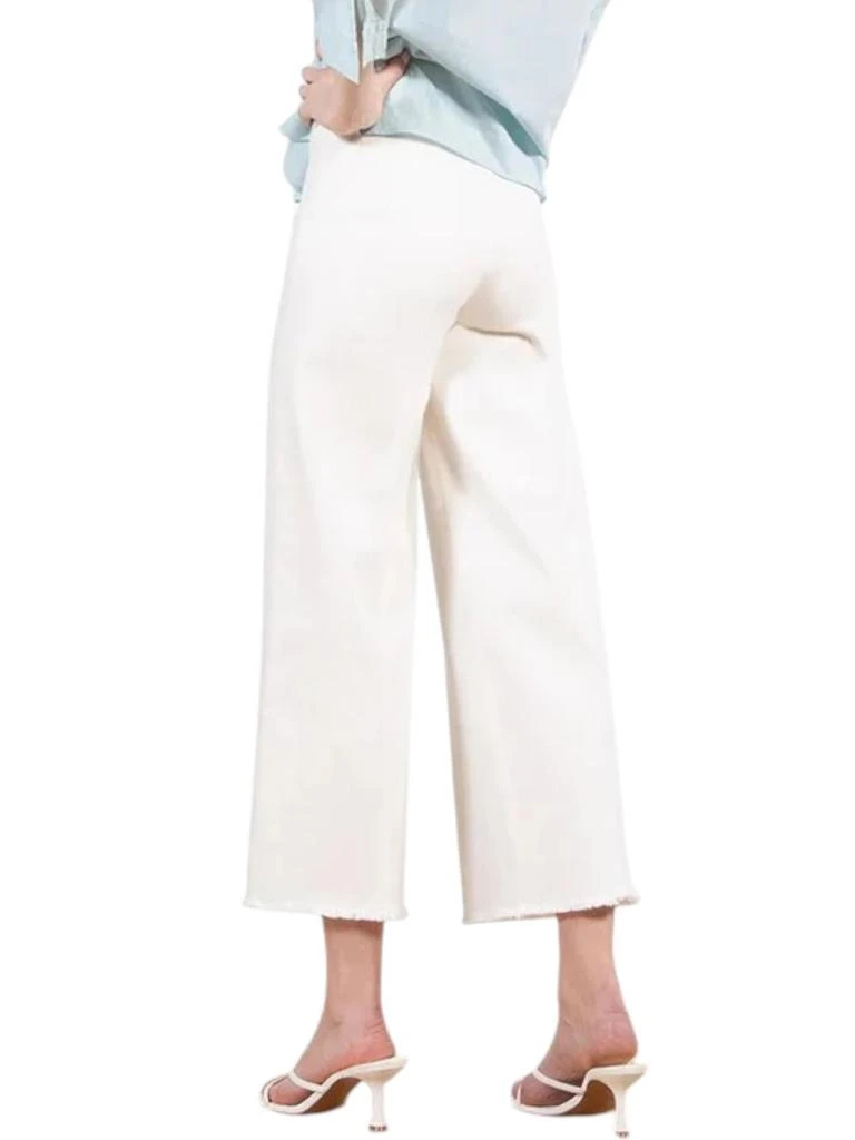 Avenue Montaigne Alex Pants In White Denim 2