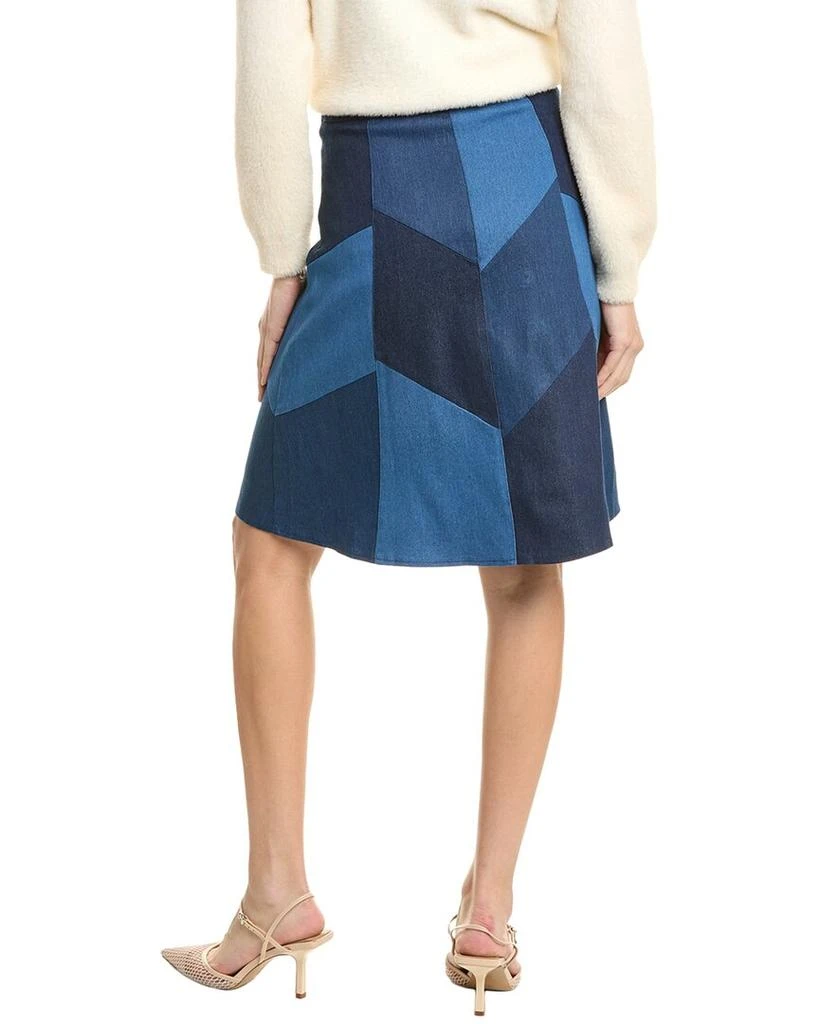 Gracia Patchwork Denim Skirt 2