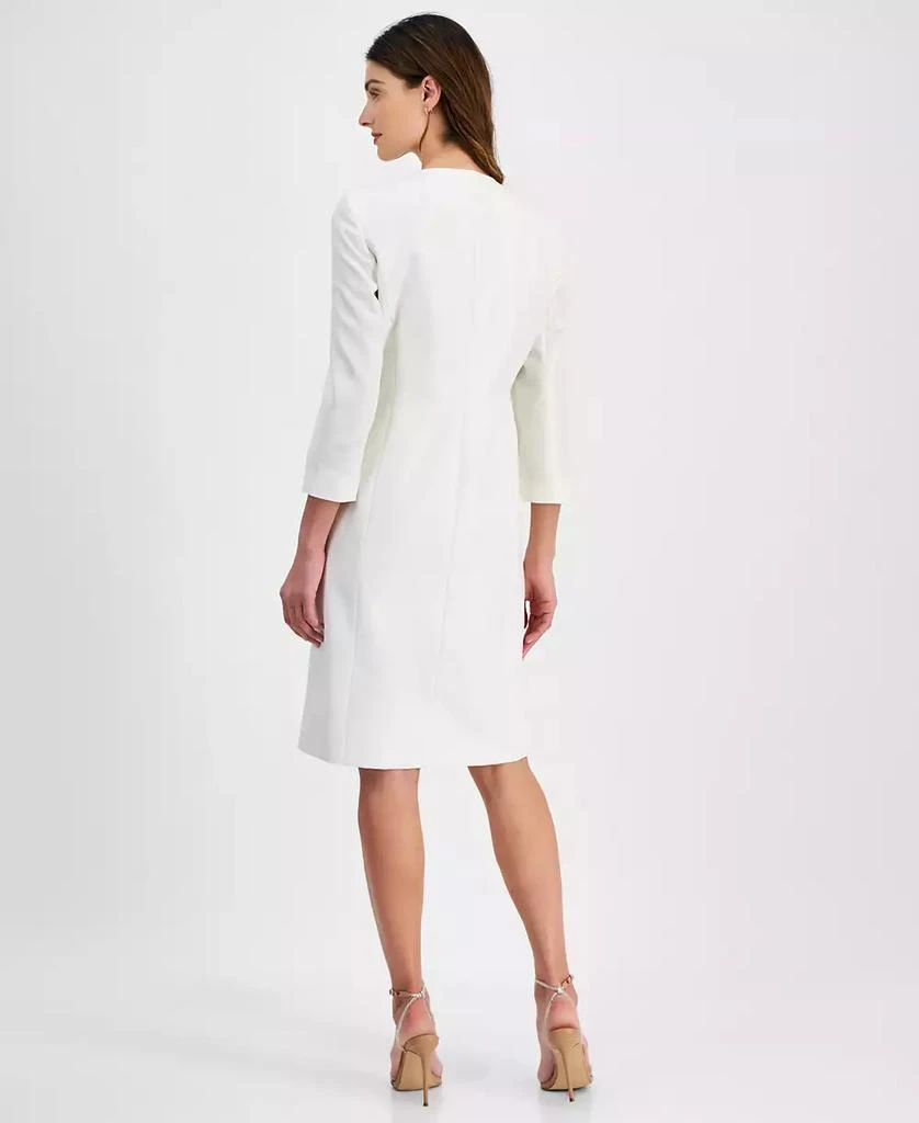 Le Suit Women's Sheath Dress with Topper Jacket 2