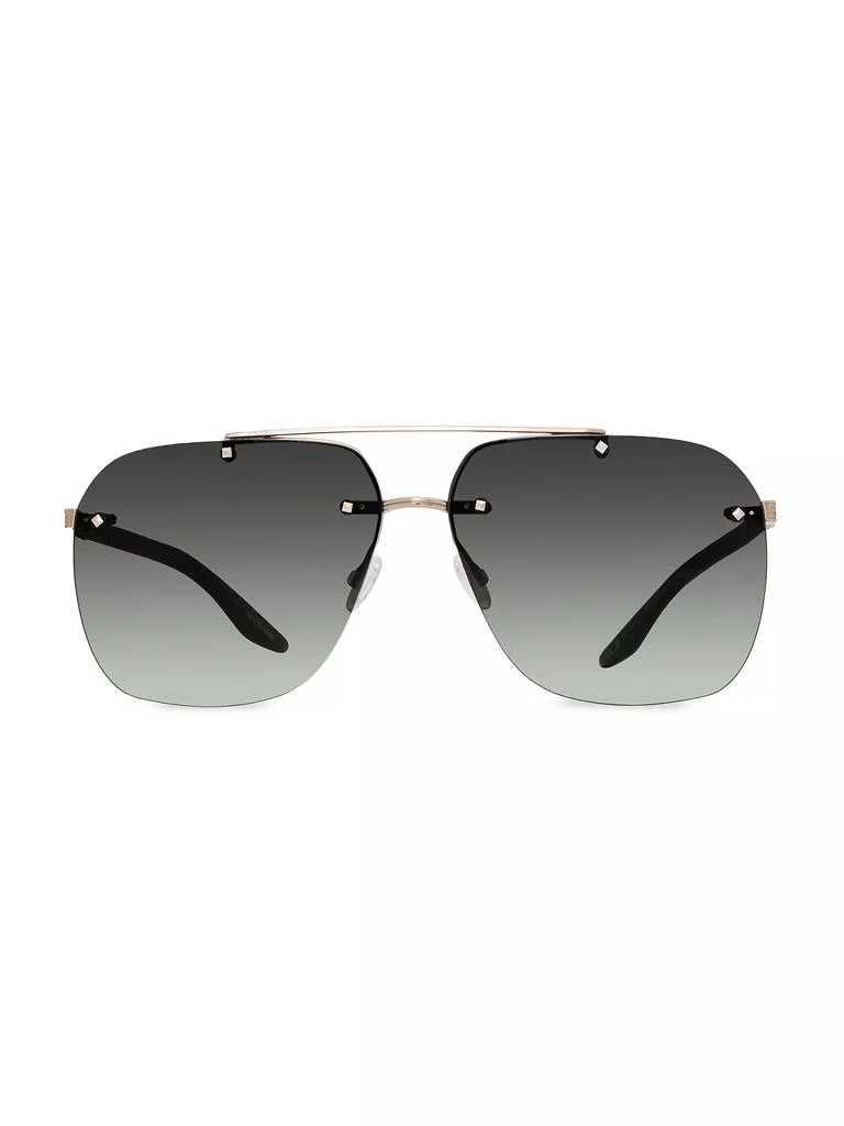 Barton Perreira Daniel 64MM Navigator Sunglasses 2