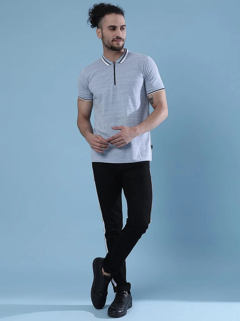 Campus Sutra Campus Sutra Men Solid Stylish Casual Polo T-Shirt 5