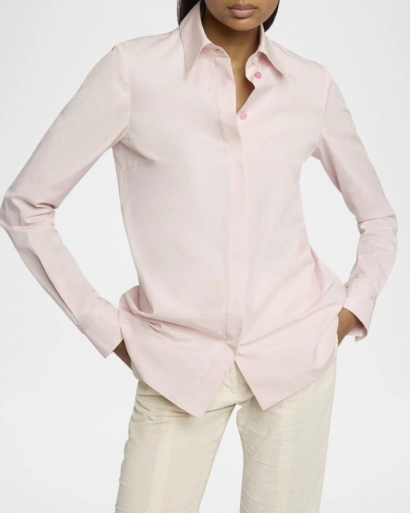 Gabriela Hearst Cruz Cotton Button-Down Shirt 5