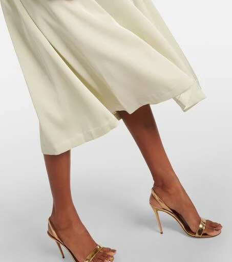 ROTATE Birger Christensen Satin midi dress 5