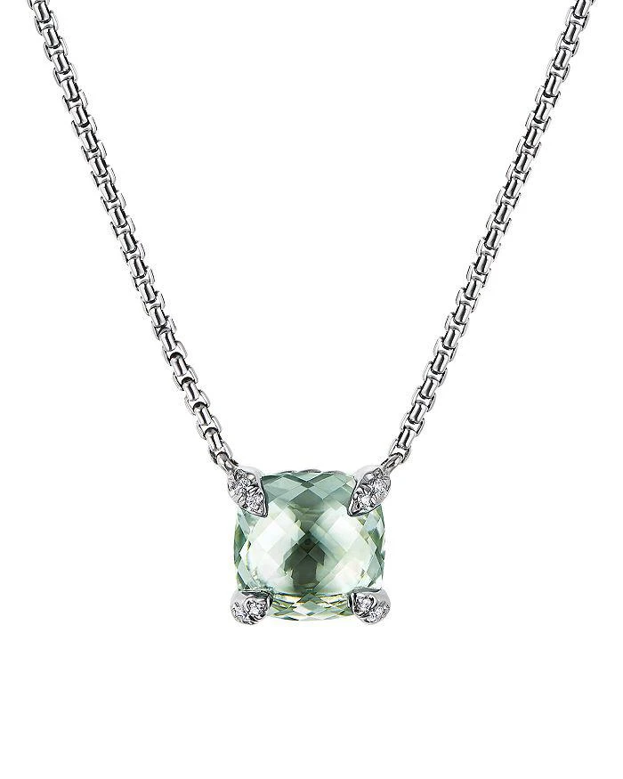David Yurman Châtelaine® Pendant Necklace with Gemstones and Diamonds 4