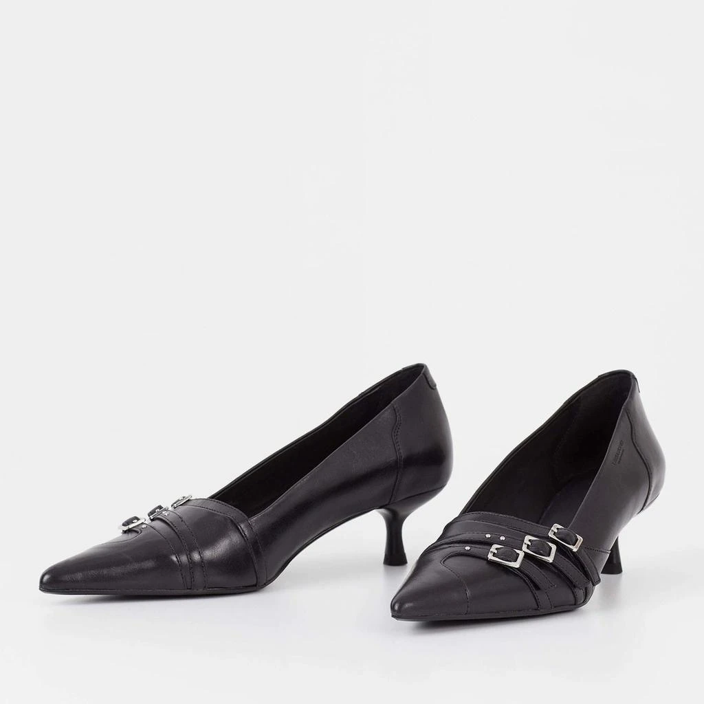 Vagabond Vagabond Women's Lykke Leather Kitten Heeled Court Shoes 2