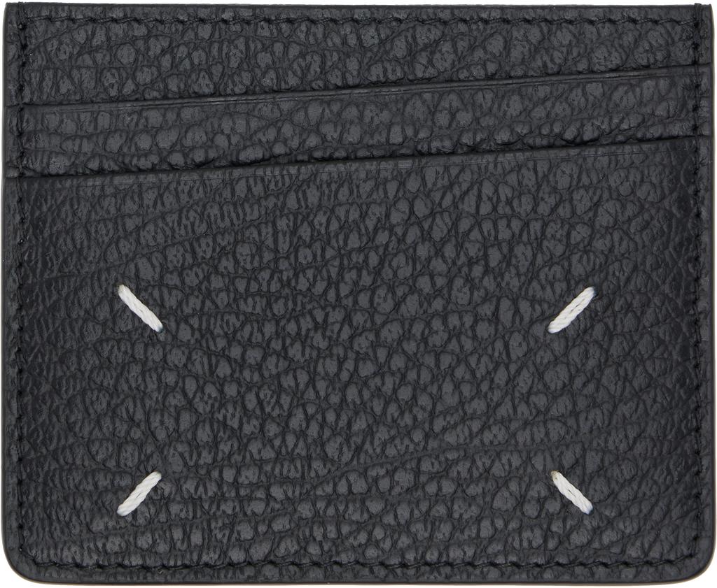 MAISON MARGIELA Gray Four Stitches Keyring Card Holder