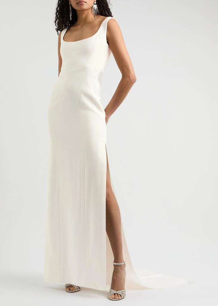 Galvan Fiorentina Bridal draped crepe gown  4
