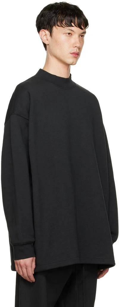 Essentials Black Relaxed Sweatshirt 2
