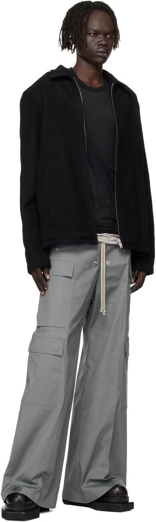 Rick Owens Black Concordians Zipped Turbo Cyclops Boots 5