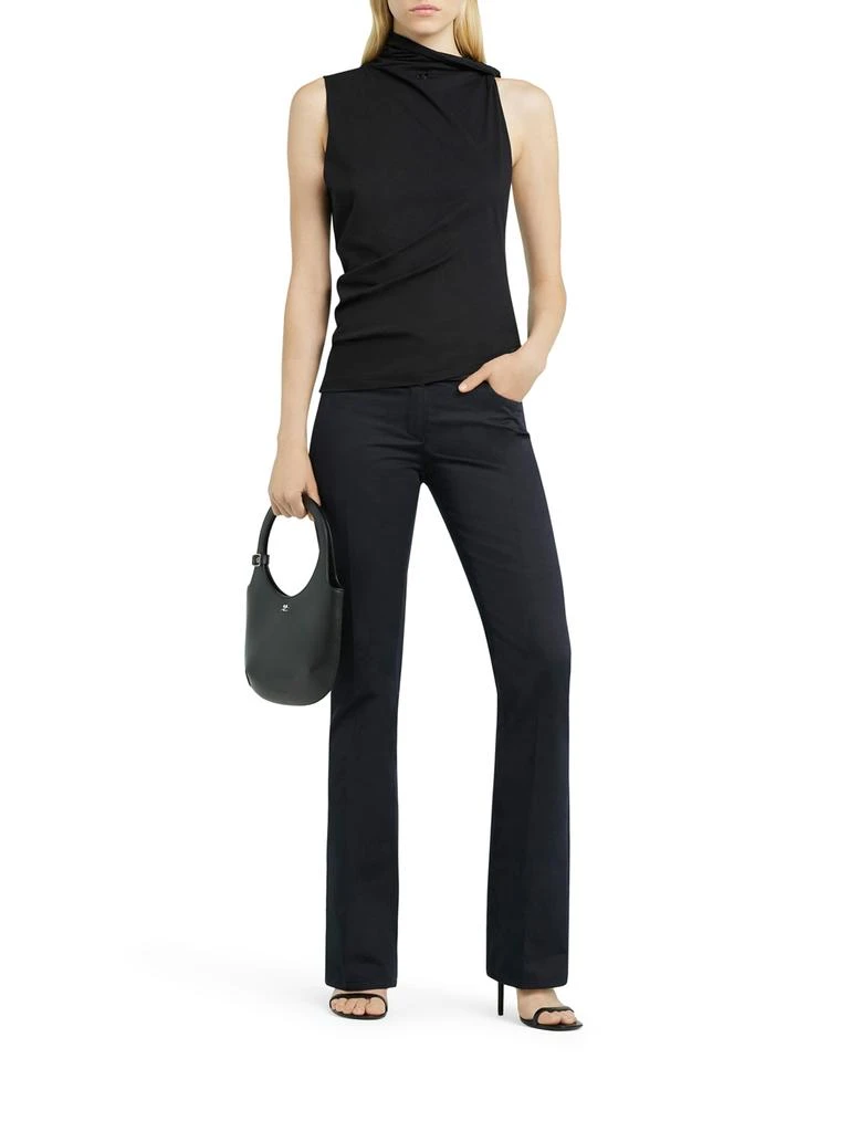 Courrèges Draped Jersey Top 2