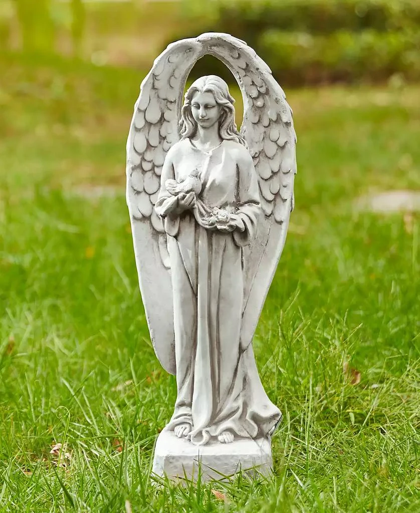 Glitzhome Standing Archangel Garden Statue 8