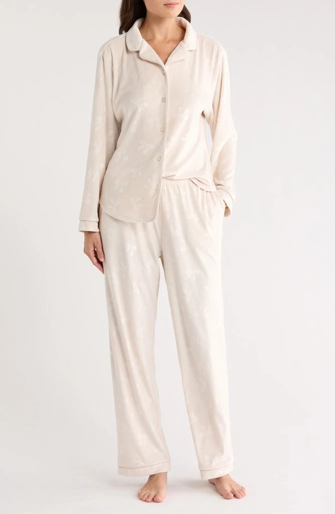 Flora Nikrooz Addie Velour Long Pajamas