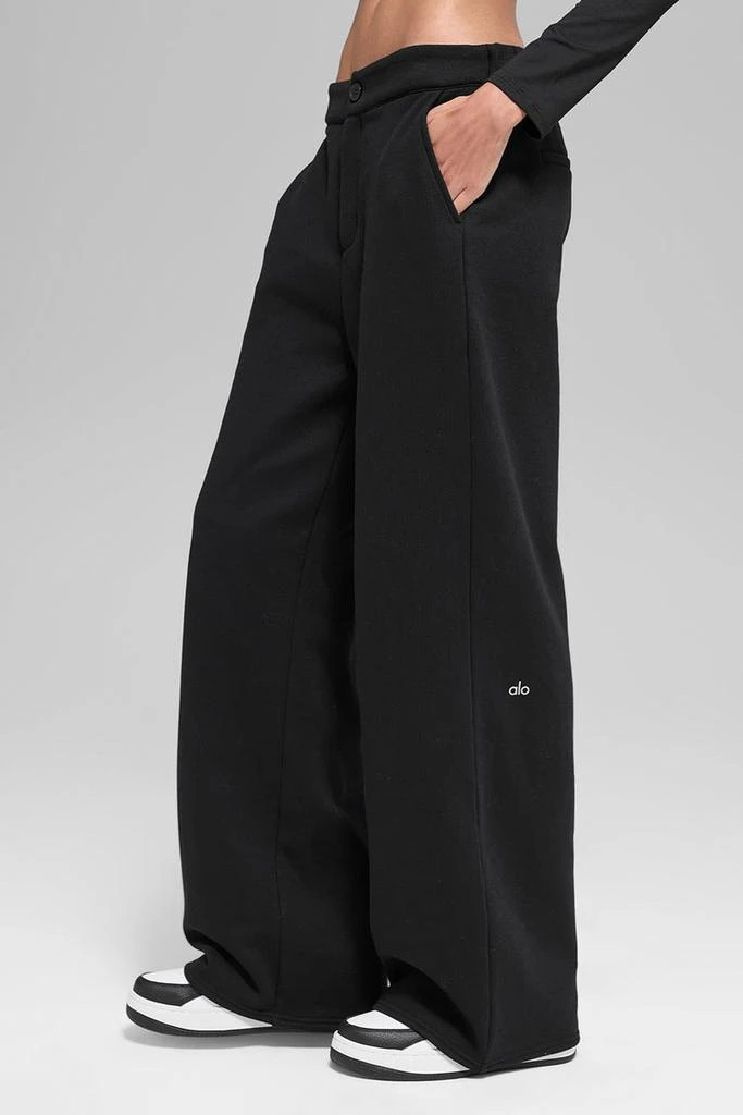 Alo High-Waist Sweatpant Trouser - Black 4