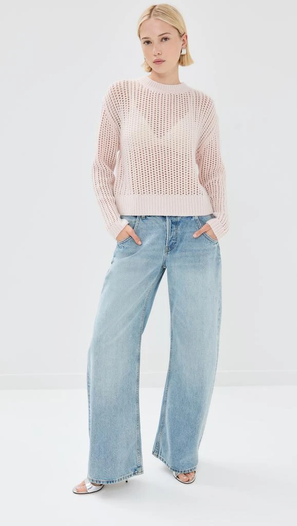 Sablyn Marci Cashmere Pullover with Open Stitch 4