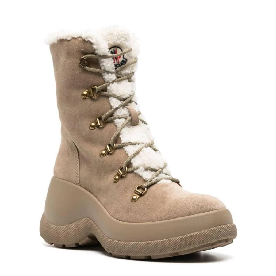 Moncler Moncler Lace-Up Suede Boots, Brand Size 37 (US Size 7) 2