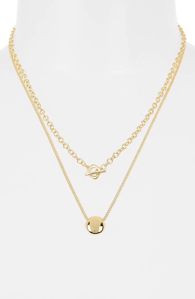 Madewell Geometric Layered Chain Necklace 2