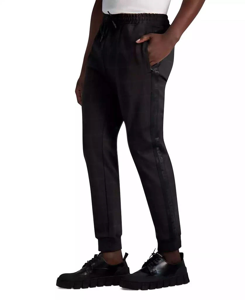 Karl Lagerfeld Paris Men's Plaid Jogger Pants 2