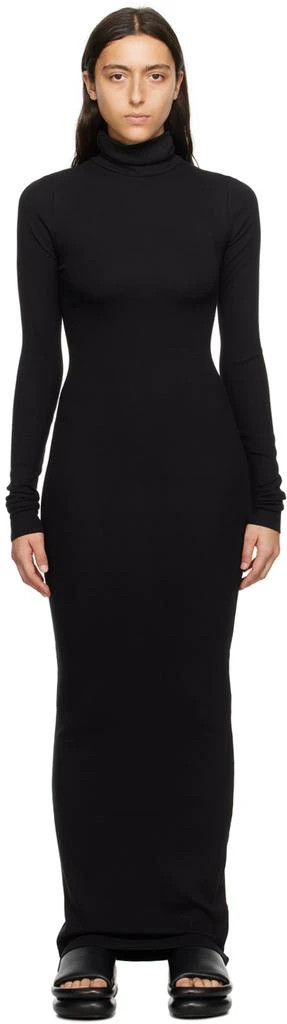 ÉTERNE Black Turtleneck Maxi Dress 1