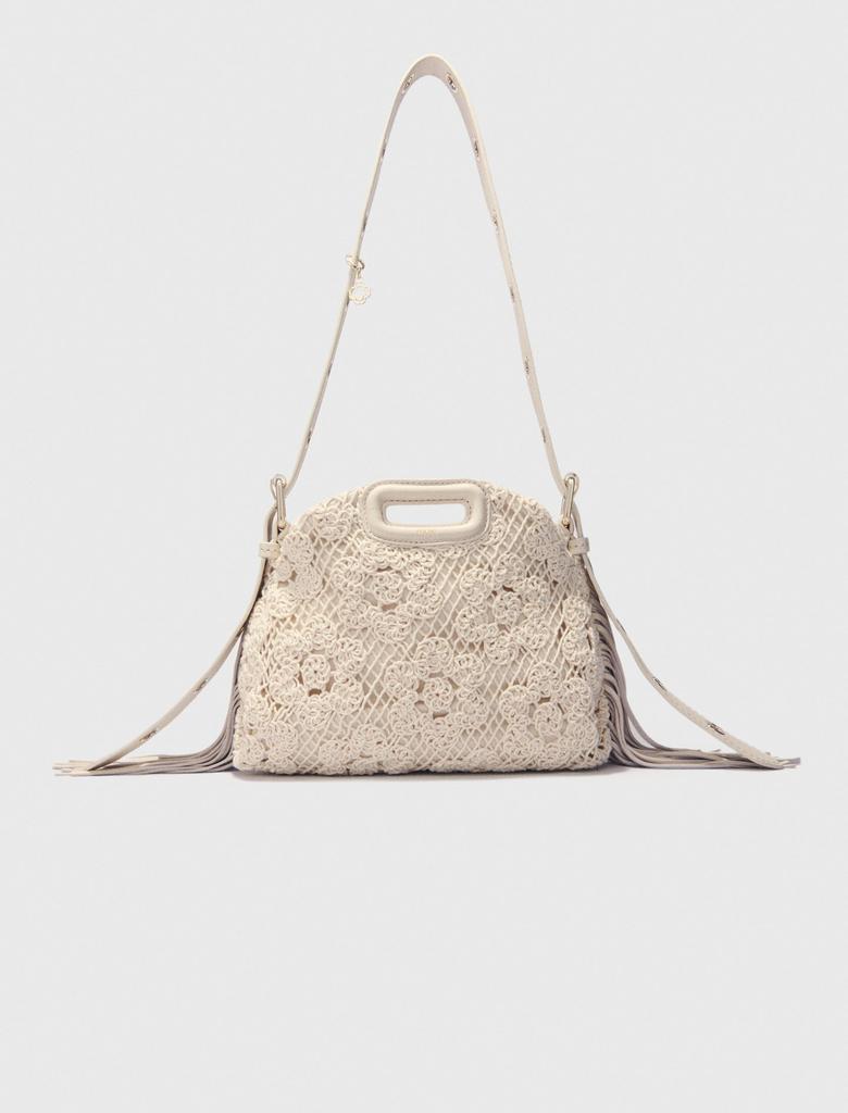 Maje Maje Woman's cotton Crochet-knit mini Miss M bag for Spring/Summer