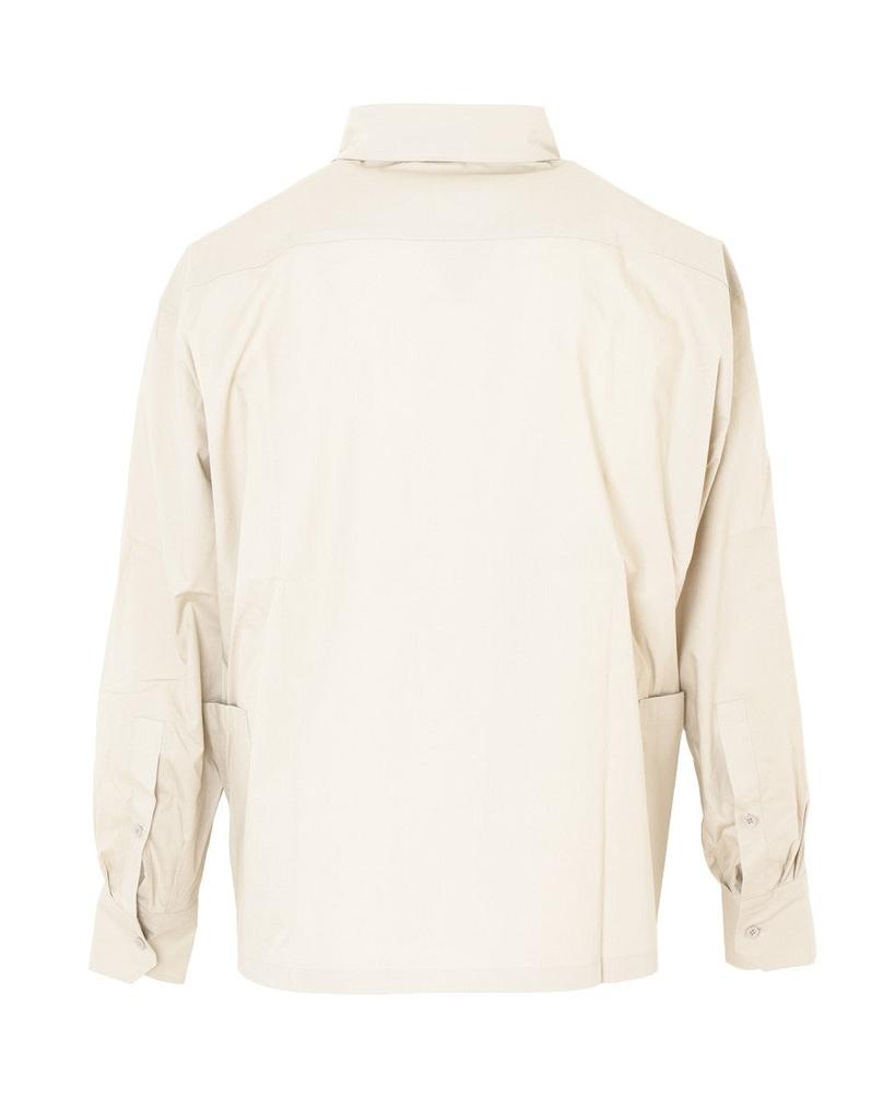 Craig Green Beige Cotton Circle Shirt With Pointed Collar