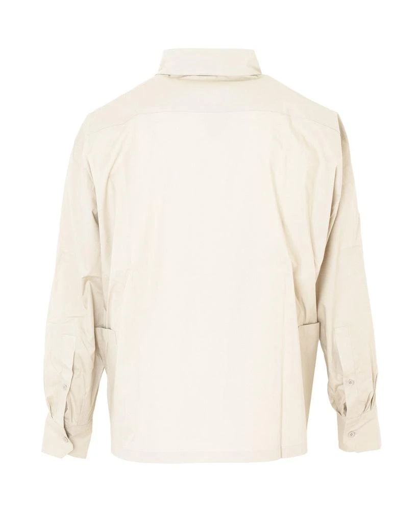 Craig Green Beige Cotton Circle Shirt With Pointed Collar 2