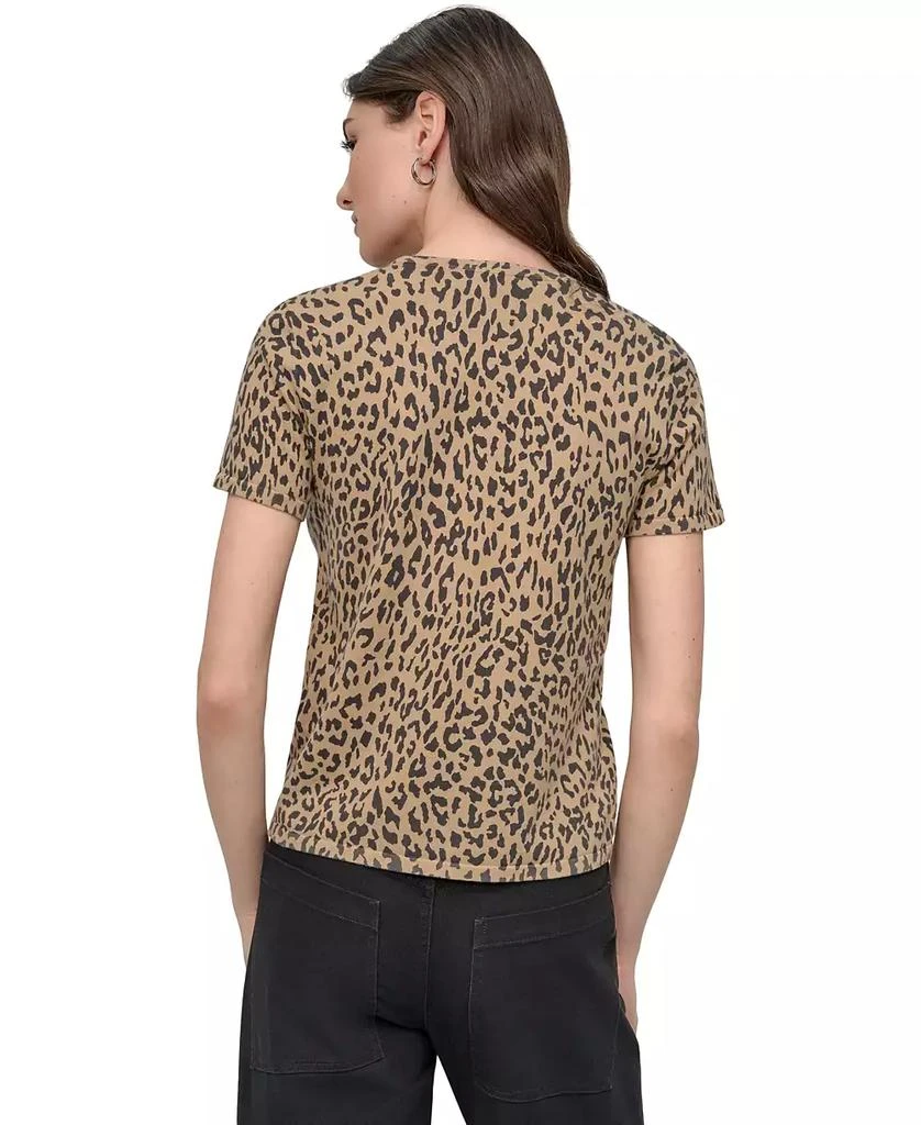 DKNY Petite Animal Print Short-Sleeve T-Shirt 2