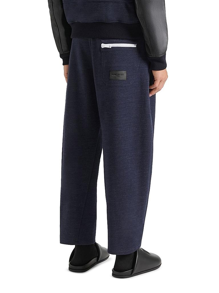Givenchy Couture Seam Joggers in Wool with Piping Detail