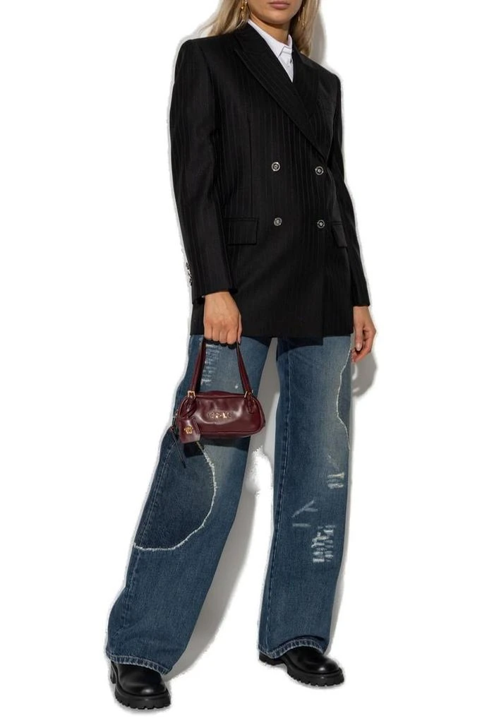 Versace Versace Double Breasted Pinstripe Blazer 4