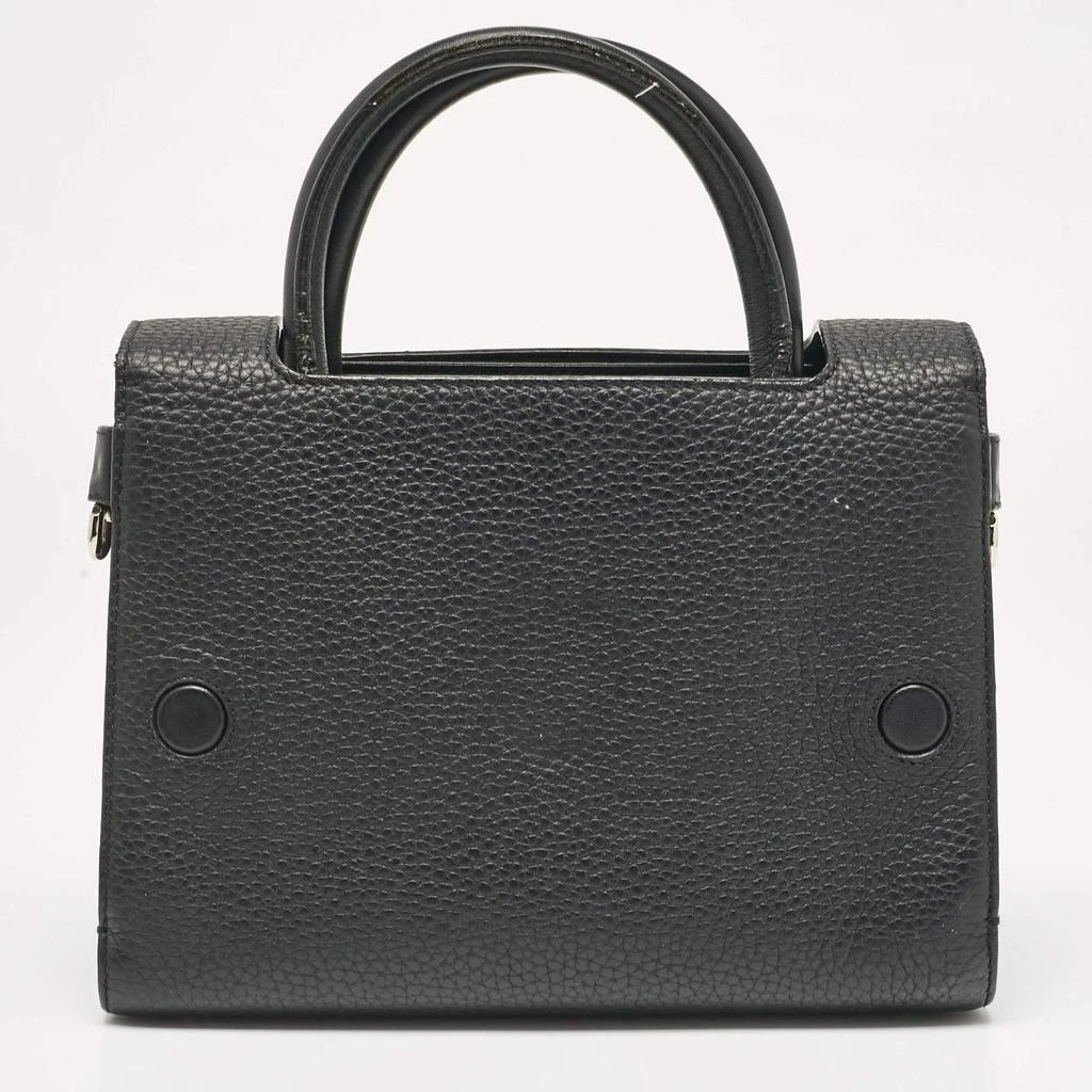 Dior Dior Black Leather Mini Diorever Top Handle Bag 4