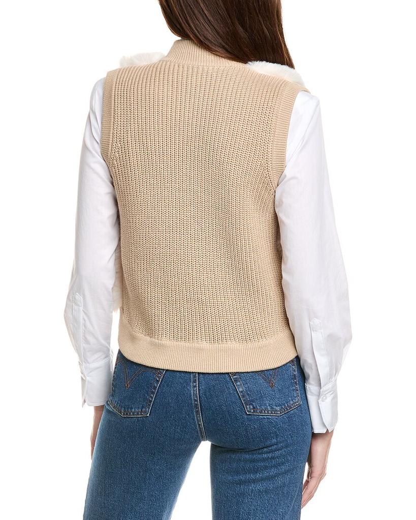 Hannah Rose Cashmere-Blend Vest