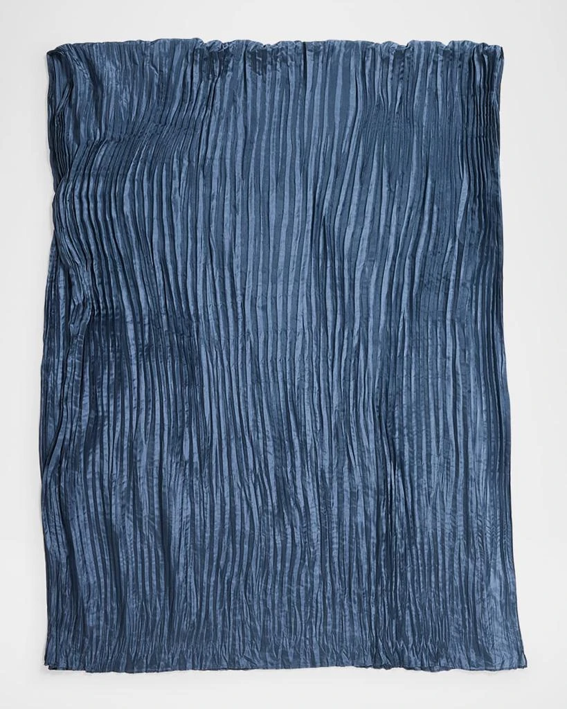Eileen Fisher Crushed Lightweight Silk Scarf 1