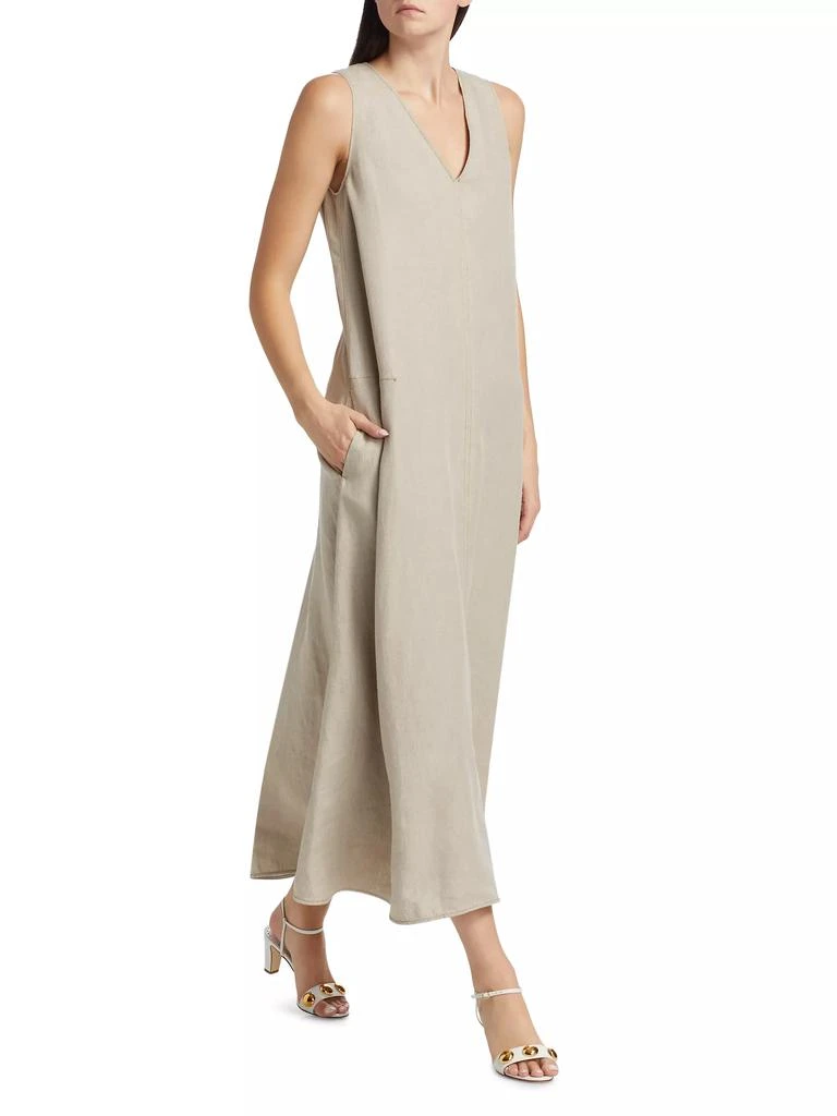 Max Mara Simeone Linen Maxi Dress 2