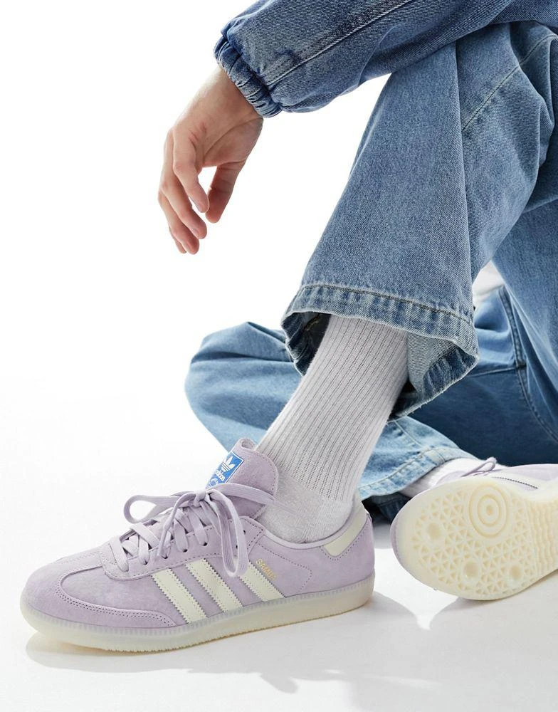 Adidas adidas Originals Samba trainers in lilac 1