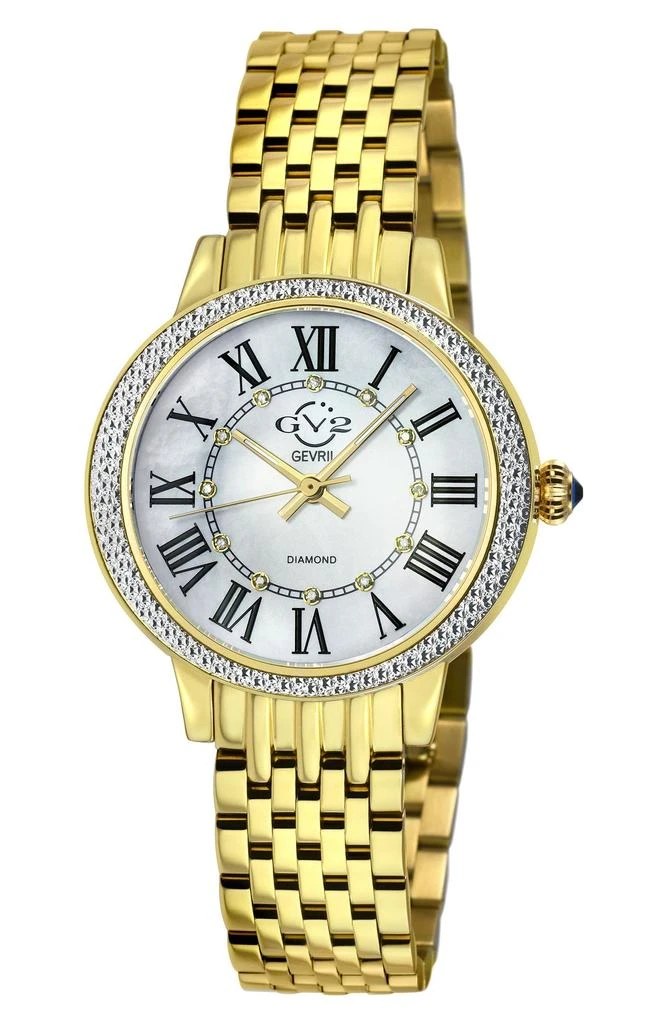 GV2 Astor III Diamond Swiss Bracelet Watch, 34mm - 0.06 ctw 1