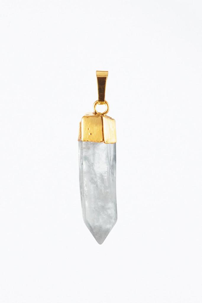 Crystal Haze ROCK CRYSTAL QUARTZ PENDANT