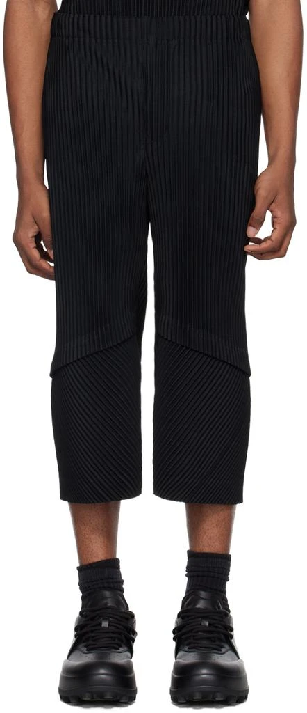 Homme Plissé Issey Miyake Black Aerial Trousers 1