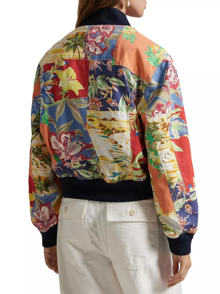 Ralph Lauren Tropical-Print Cotton Twill Bomber Jacket 4