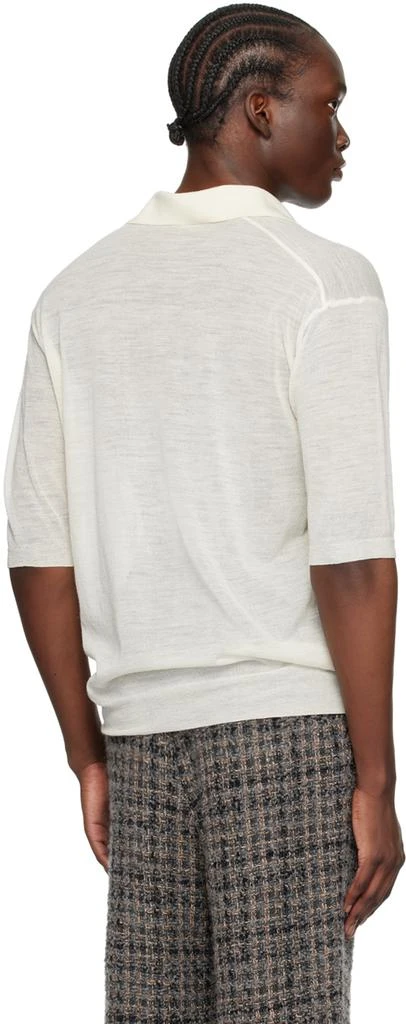 AURALEE Off-White Skipper Polo 3