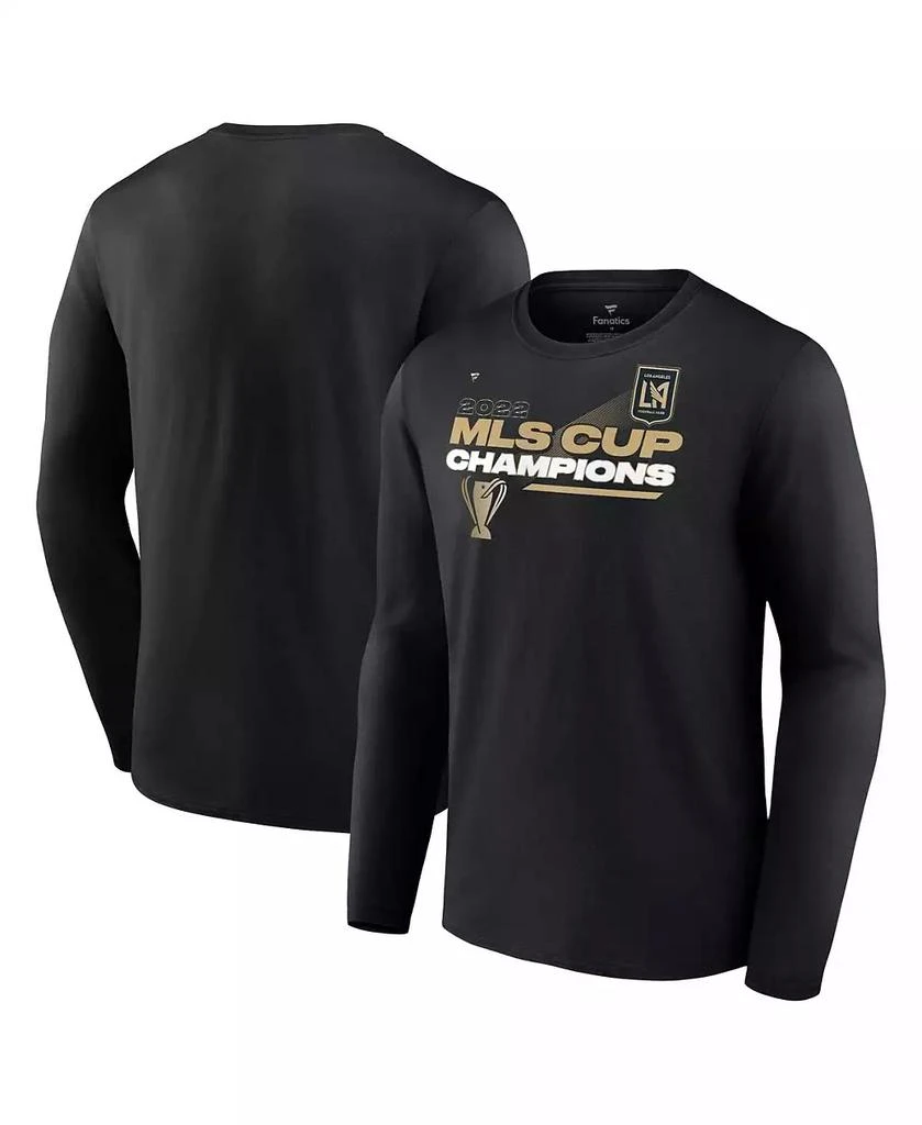 Fanatics Men's Black LAFC 2022 MLS Cup Champions Locker Room Long Sleeve T-shirt 1