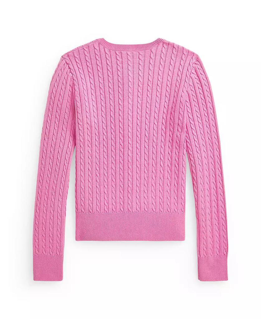 Ralph Lauren Big Girls Mini-Cable Cotton Cardigan
