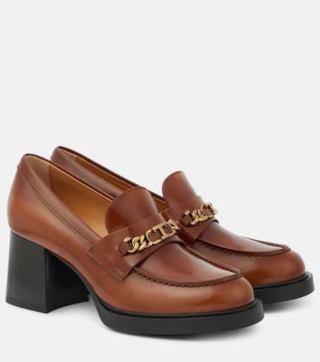 Tod's Patent leather loafer pumps 1