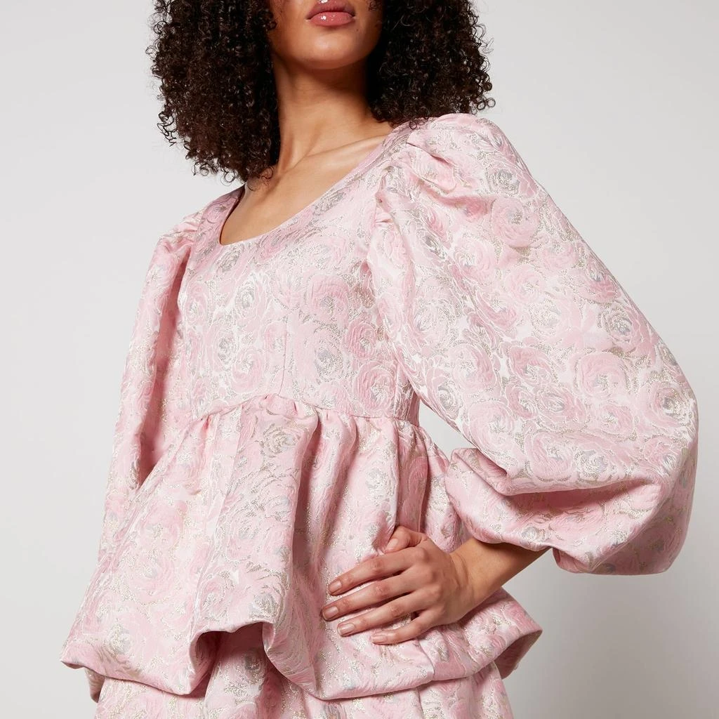 strapless open back dress DREAM Sister Jane Pink Jacquard Mini Dress – SYBIL Boutique