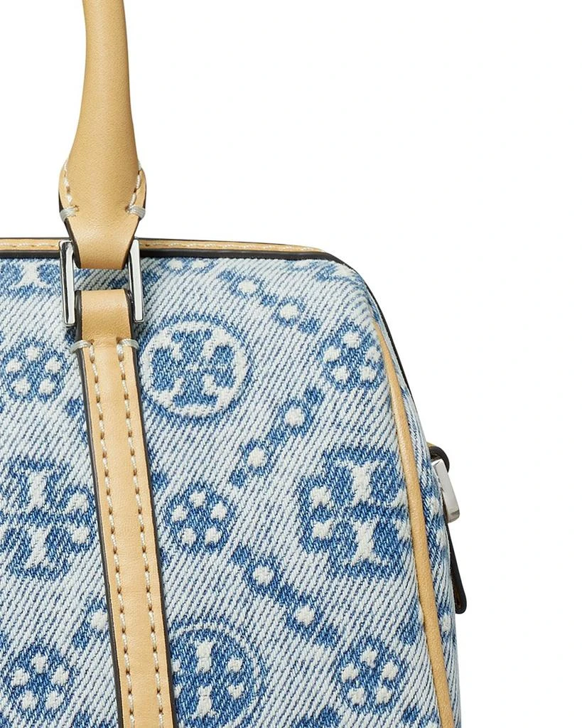 Tory Burch T Monogram Denim Mini Barrel Bag 4