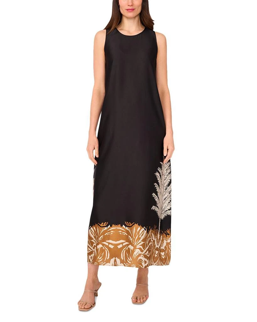 Vince Camuto Border Print Maxi Dress 1