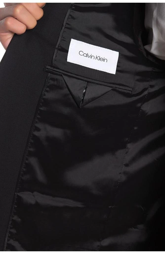Calvin Klein Black Slim Stretch Suit Jacket 3